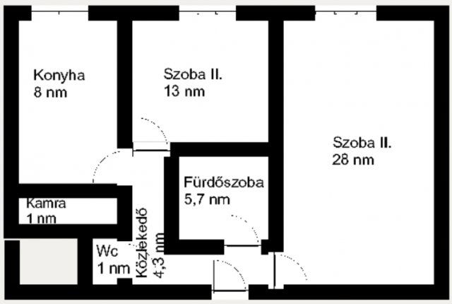 Eladó téglalakás, Mezőtúron, Földvári úton 15.4 M Ft