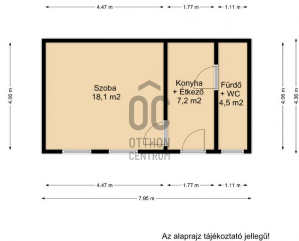 Eladó téglalakás, Nagykanizsán 23 M Ft, 1 szobás