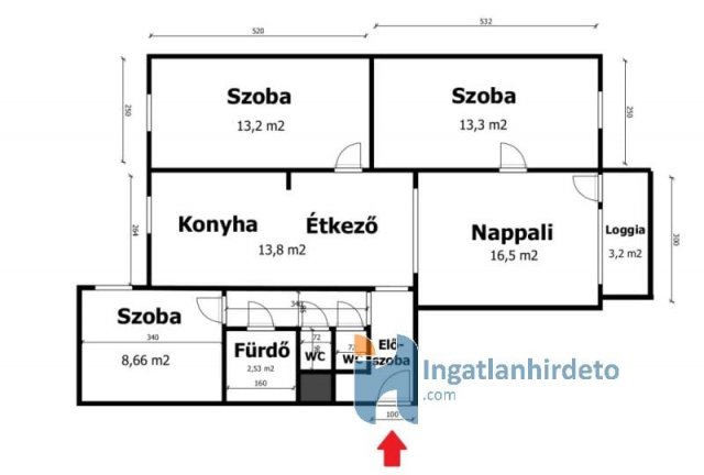 Eladó panellakás, Budapesten, XIII. kerületben 89.49 M Ft
