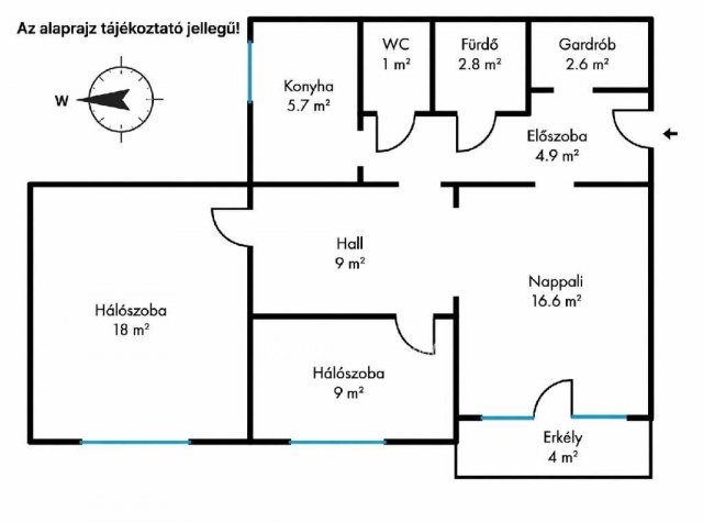 Eladó panellakás, Budapesten, X. kerületben 72.5 M Ft, 2+1 szobás