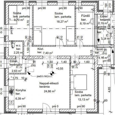 Eladó sorház, Dunaharasztin 99.9 M Ft, 3+1 szobás