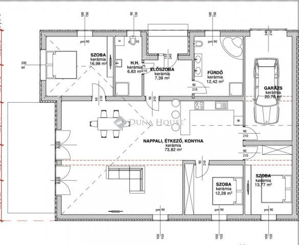 Eladó ikerház, Budapesten, XVIII. kerületben 159.9 M Ft, 4 szobás