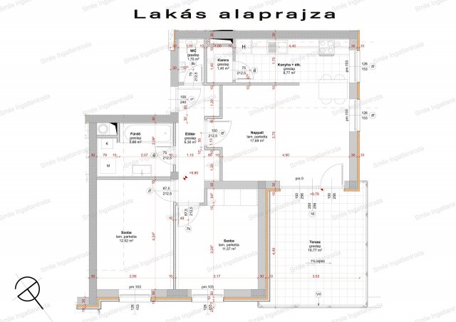 Eladó téglalakás, Nyíregyházán 79 M Ft, 3 szobás