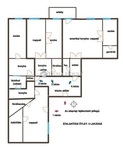 Eladó téglalakás, Budapesten, VI. kerületben 169 M Ft, 5 szobás