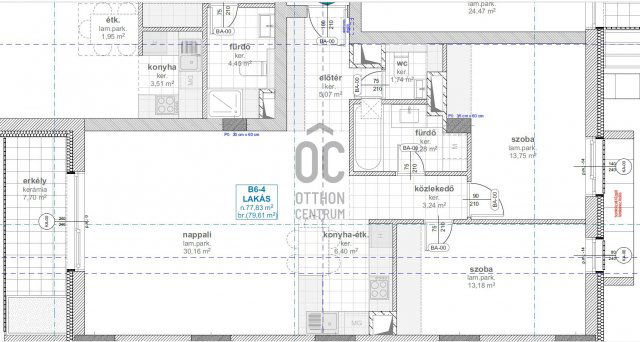 Eladó téglalakás, Budapesten, XIII. kerületben 138.855 M Ft
