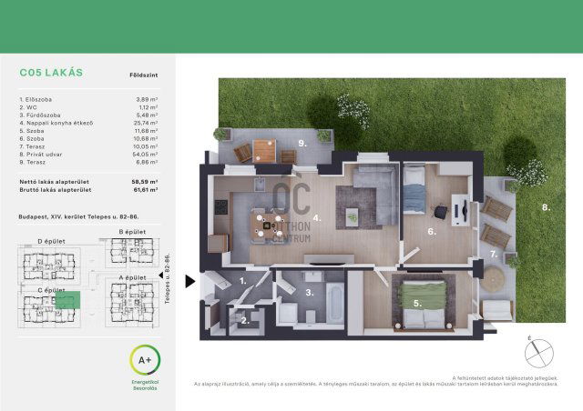 Eladó téglalakás, Budapesten, XIV. kerületben 109.9 M Ft