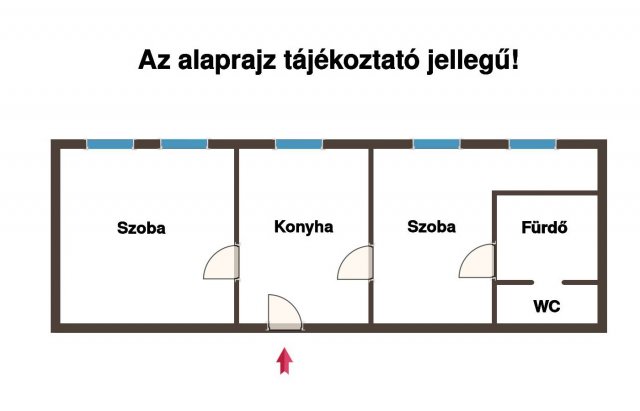Eladó téglalakás, Budapesten, VI. kerületben 64.9 M Ft, 2 szobás