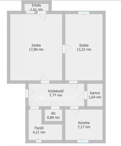Eladó téglalakás, Szekszárdon 31.9 M Ft, 2 szobás