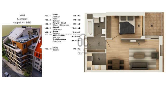 Eladó téglalakás, Budapesten, VIII. kerületben 73.99 M Ft