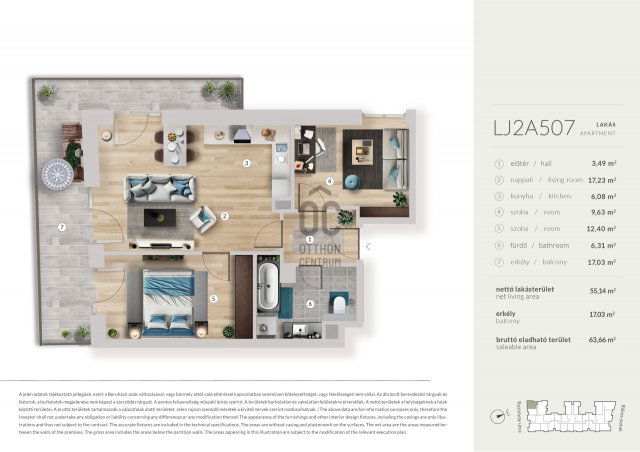 Eladó téglalakás, Budapesten, XIII. kerületben 111.99 M Ft