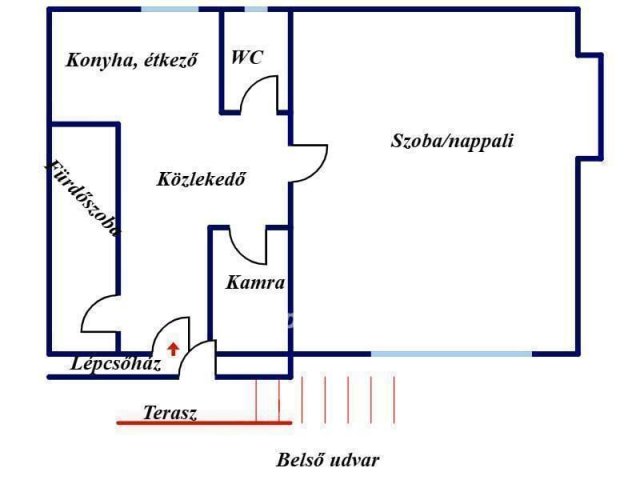 Eladó téglalakás, Nyíregyházán 42.8 M Ft, 1 szobás