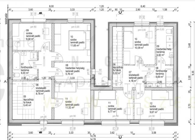 Eladó ikerház, Szegeden 109 M Ft, 4 szobás / költözzbe.hu