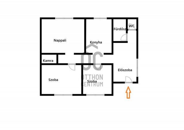 Eladó családi ház, Tiszacsegén 22 M Ft, 2 szobás
