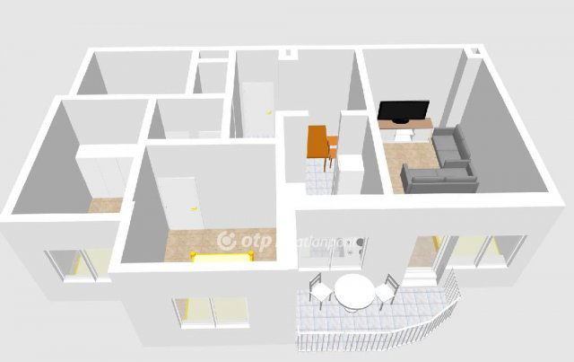 Eladó téglalakás, Budapesten, XXI. kerületben 74.9 M Ft