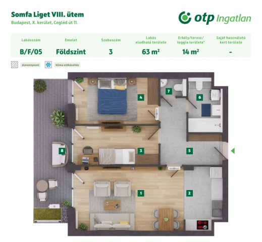 Eladó téglalakás, Budapesten, X. kerületben, Ceglédi úton