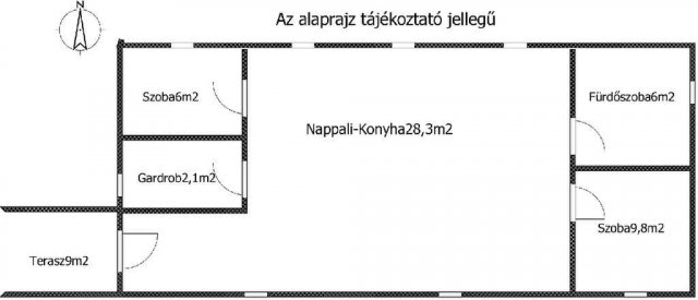 Eladó családi ház, Dömsödön 53.9 M Ft, 3 szobás