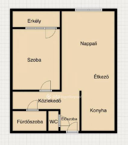 Eladó téglalakás, Miskolcon 56.99 M Ft, 2 szobás