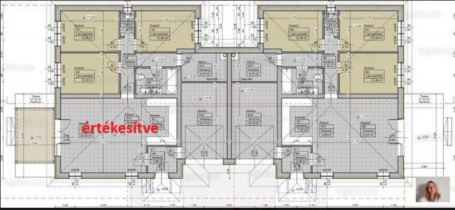 Eladó ikerház, Őrbottyánban 94.9 M Ft, 4 szobás