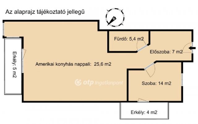 Eladó téglalakás, Szigethalmon 54.9 M Ft, 2 szobás