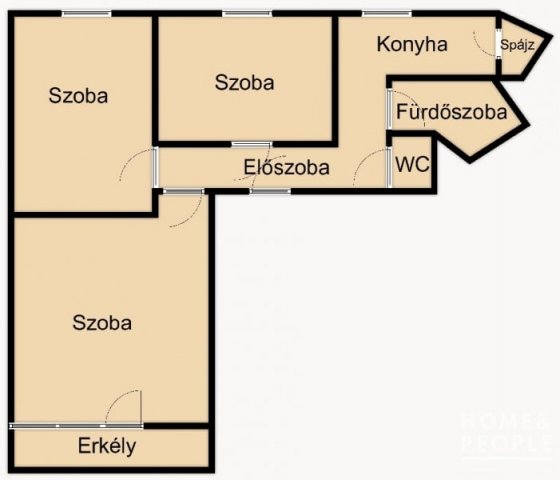 Eladó téglalakás, Szegeden 85 M Ft, 2 szobás