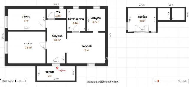 Eladó családi ház, Vezsenyen 29.99 M Ft, 1+1 szobás