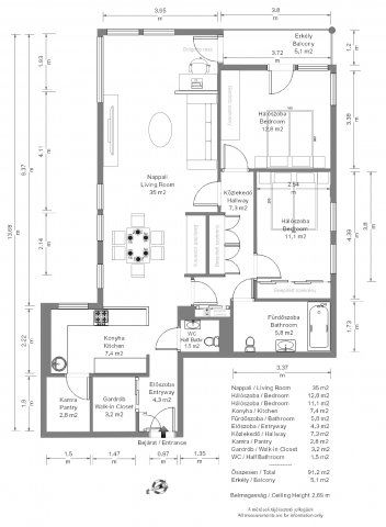 Eladó téglalakás, Budapesten, IV. kerületben 99.9 M Ft, 3 szobás