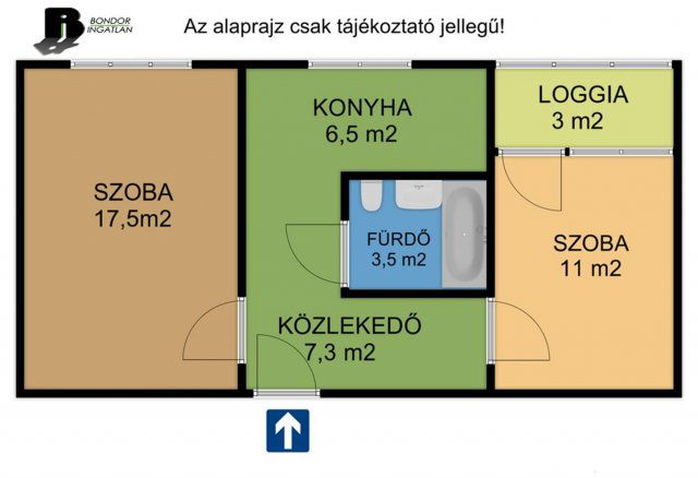 Eladó panellakás, Szegeden 43.9 M Ft, 2 szobás