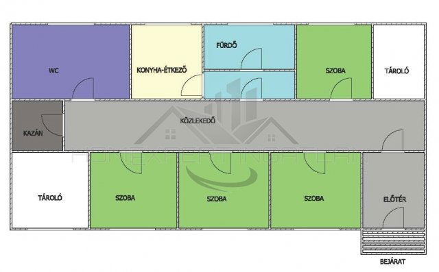 Kiadó iroda, Győrött 600 E Ft / hó, 8 szobás