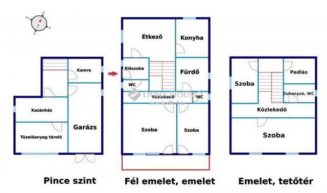 Eladó családi ház, Körmenden 54.8 M Ft, 4 szobás