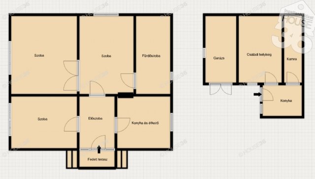 Eladó családi ház, Kecskeméten 54.9 M Ft, 5 szobás
