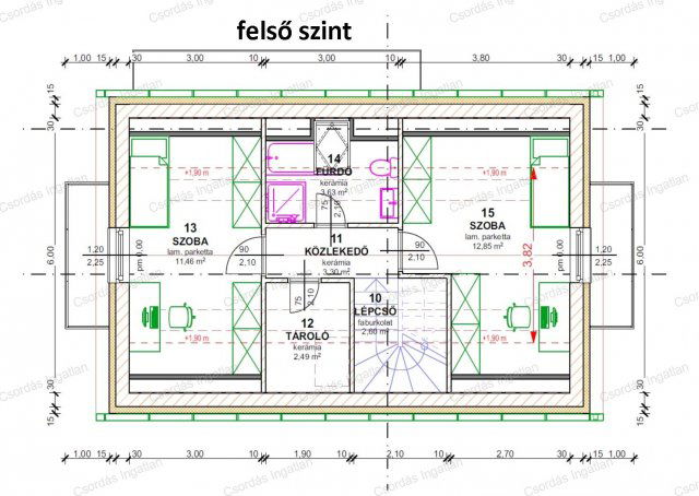 Eladó családi ház, Királyszentistvánon 95.1 M Ft, 4 szobás