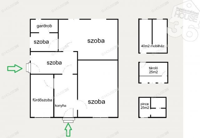 Eladó családi ház, Lakitelken 44.9 M Ft, 4 szobás