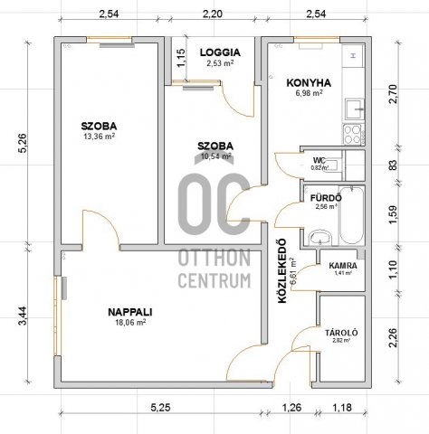 Eladó panellakás, Budapesten, XV. kerületben 74.9 M Ft, 3 szobás