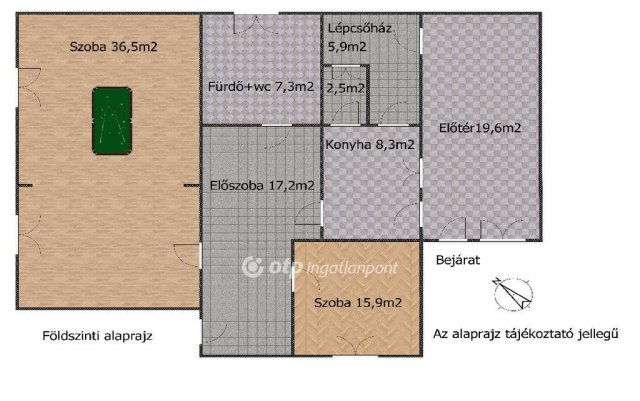Eladó családi ház, Ercsiben 65.9 M Ft, 5 szobás