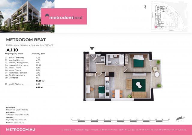 Eladó téglalakás, XIII. kerületben, Sólyatér utcában