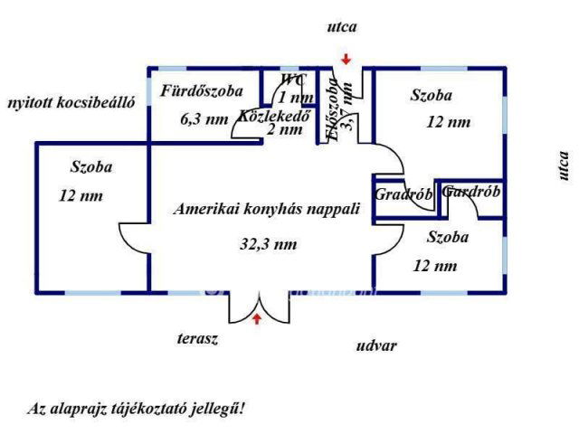 Eladó téglalakás, Jászberényben 75 M Ft, 3 szobás
