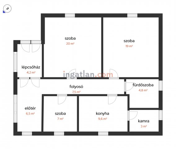 Eladó családi ház, Szokolyán 59 M Ft, 2+1 szobás