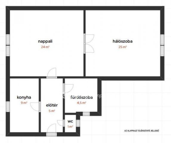 Eladó téglalakás, Győrött 69.999 M Ft, 2 szobás
