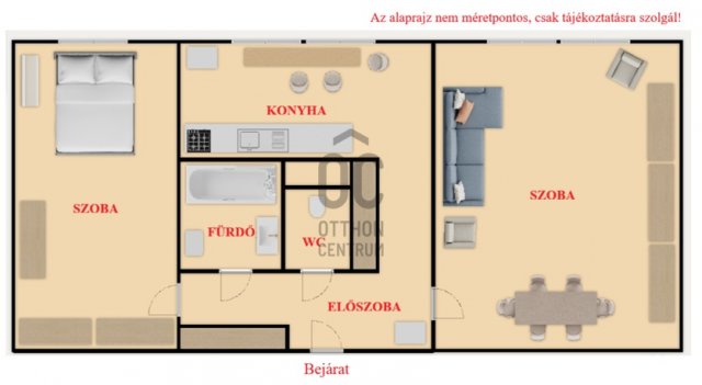 Eladó panellakás, Kistarcsán 55 M Ft, 2 szobás