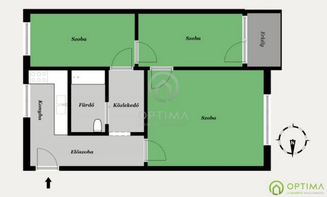 Eladó panellakás, Budapesten, XIII. kerületben 106 M Ft, 3 szobás