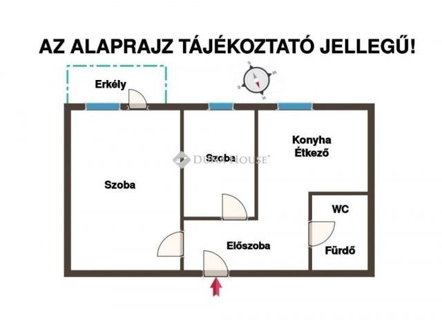 Eladó téglalakás, Budapesten, XX. kerületben 57.9 M Ft, 2 szobás