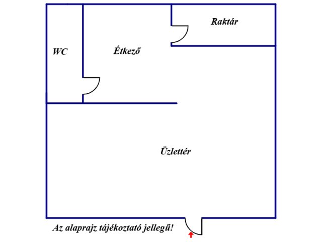 Eladó üzlethelyiség, Nyíregyházán 46.8 M Ft
