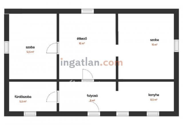 Eladó családi ház, Zagyvarékason 16.5 M Ft, 2 szobás