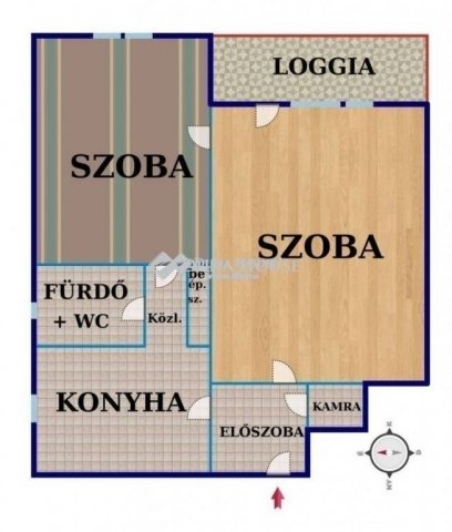 Eladó téglalakás, Pécsett 49 M Ft, 2 szobás