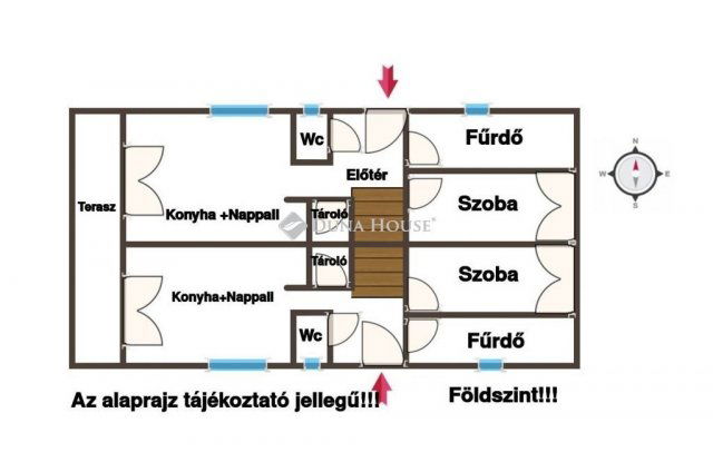 Eladó ikerház, Besnyőn 79.6 M Ft, 5 szobás