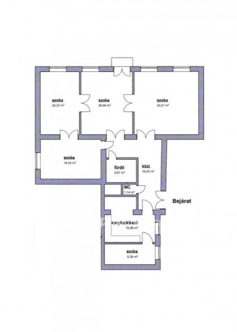 Eladó téglalakás, Budapesten, VIII. kerületben 129 M Ft