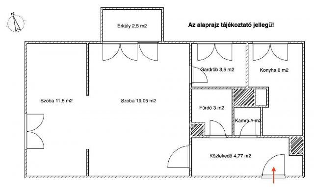 Eladó téglalakás, Székesfehérvárott 38.9 M Ft, 2 szobás