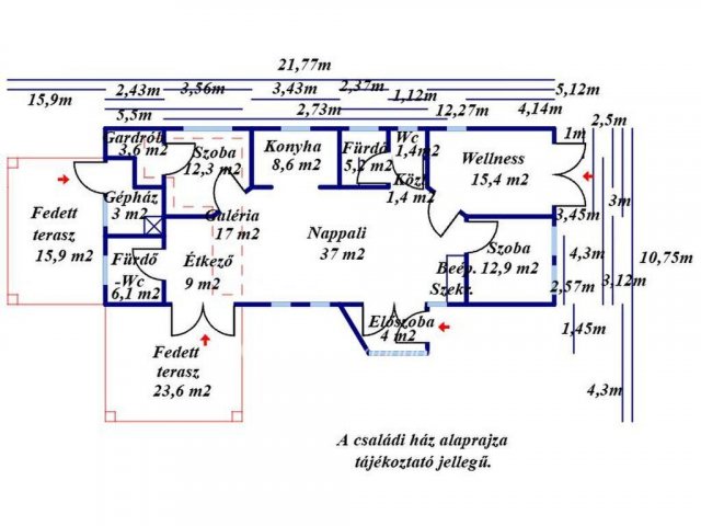 Eladó családi ház, Abonyban 82.5 M Ft, 3 szobás