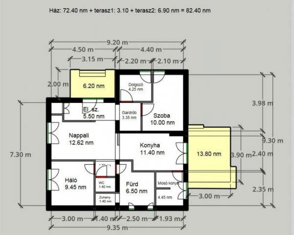 Eladó családi ház, Budapesten, XX. kerületben 84.9 M Ft