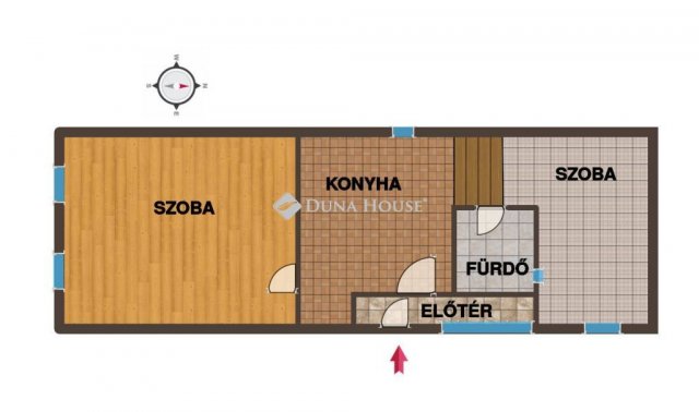 Eladó családi ház, Mesterin 23 M Ft, 2 szobás